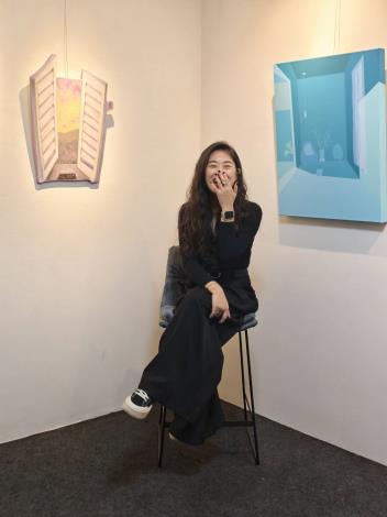 圖3.「零號藝術」負責人Brook認為，經營藝廊不能著重短期營收，而需建立品牌標竿，才是對藝術品與觀賞者的承諾和尊重。