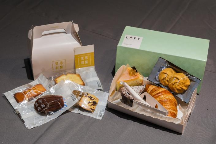 青年局特別邀請青創店家「望思甜點」、「蘿芙甜點」供應活動當天設計講座與工作坊的餐點，行銷推廣高雄在地特色店家。
