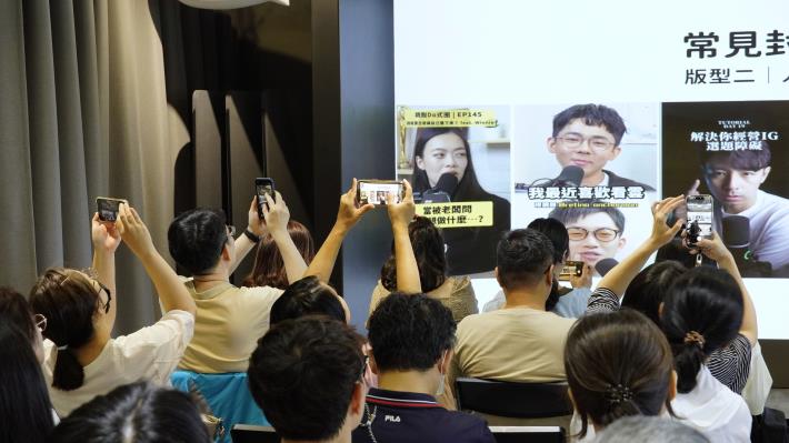 圖說2：K-TV短影音系列課程結合案例解析與實作演練，帶領青年從拍攝、剪輯到內容製作，累積影音創作實務經驗。