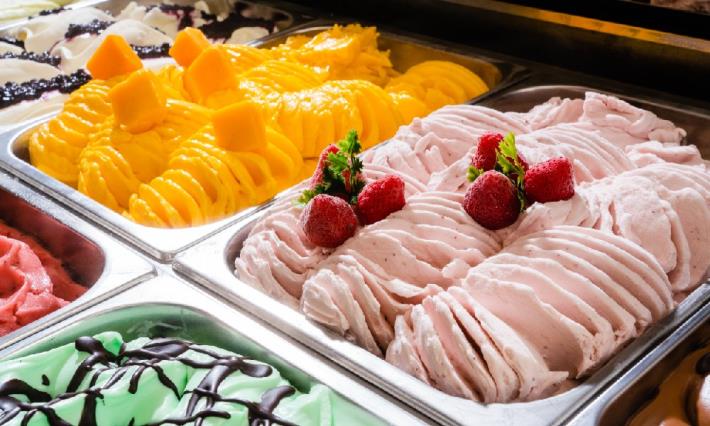 圖2.貝力岡法式冰淇淋以台灣在地水果製成口感濃郁的法式水果雪酪。(翻攝貝力岡官網)