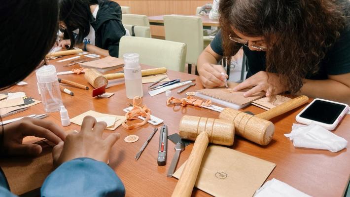 圖3. 「那個皮工作室」全台首創客製化立體手工皮件的皮革手作教室。