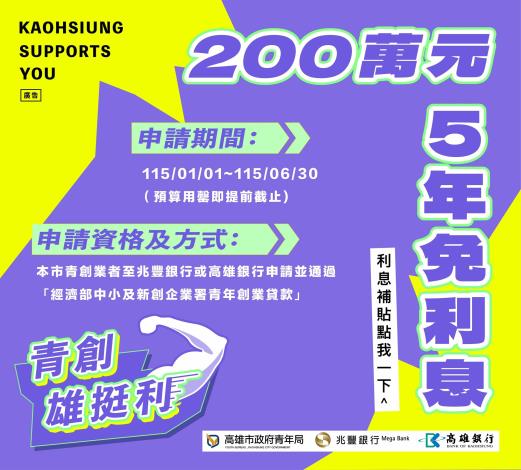 青年局-利息補貼